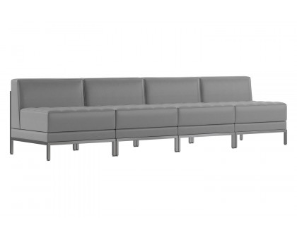 BLNK™ - HERCULES Imagination Series LeatherSoft Waiting Room Lounge Set, Reception Bench 4 Piece