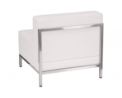 BLNK HERCULES Imagination Series LeatherSoft Contemporary Middle Chair - Melrose White