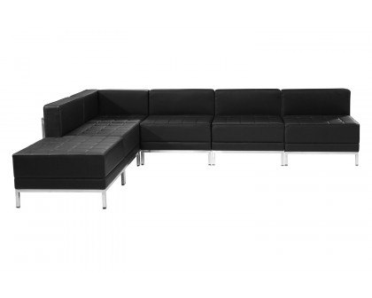 BLNK HERCULES Imagination Series Set 10 LeatherSoft Sectional Configuration 6 Pieces