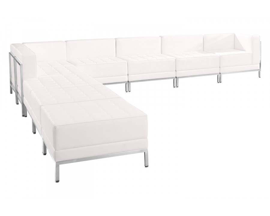 BLNK HERCULES Imagination Series Set 11 LeatherSoft Sectional Configuration 9 Pieces