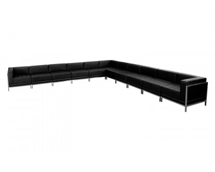 BLNK - HERCULES Imagination Series LeatherSoft Sectional Configuration 11 Pieces