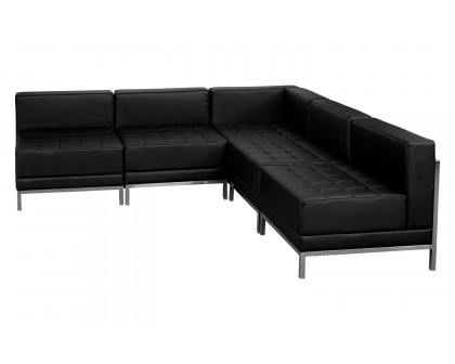 BLNK - HERCULES Imagination Series LeatherSoft Sectional Configuration 5 Pieces