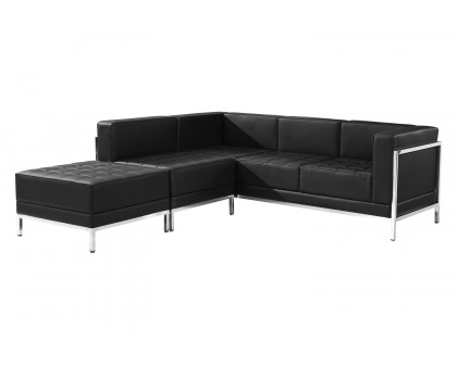 BLNK HERCULES Imagination Series LeatherSoft Sectional Configuration 3 Pieces