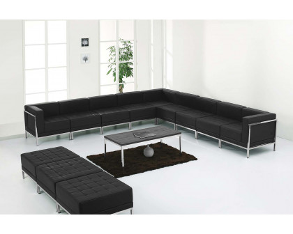 BLNK HERCULES Imagination Series LeatherSoft Sectional and Ottoman Set 12 Pieces