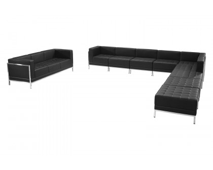 BLNK HERCULES Imagination Series LeatherSoft Sectional and Sofa Set 10 Pieces