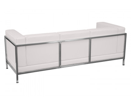 BLNK™ HERCULES Imagination Series LeatherSoft Contemporary Sofa with Encasing Frame - Melrose White