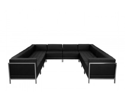 BLNK - HERCULES Imagination Series LeatherSoft U-Shape Sectional Configuration 10 Pieces