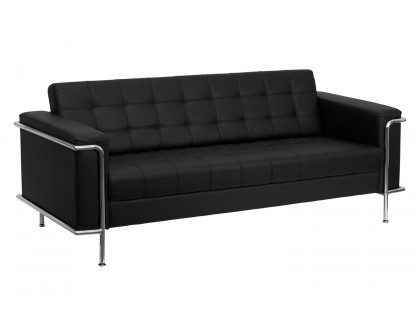 BLNK HERCULES Lacey Series LeatherSoft Contemporary Sofa with Encasing Frame