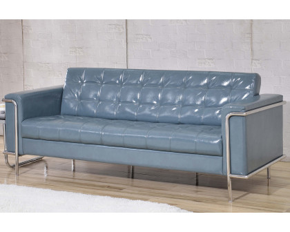 BLNK HERCULES Lacey Series LeatherSoft Contemporary Sofa with Encasing Frame