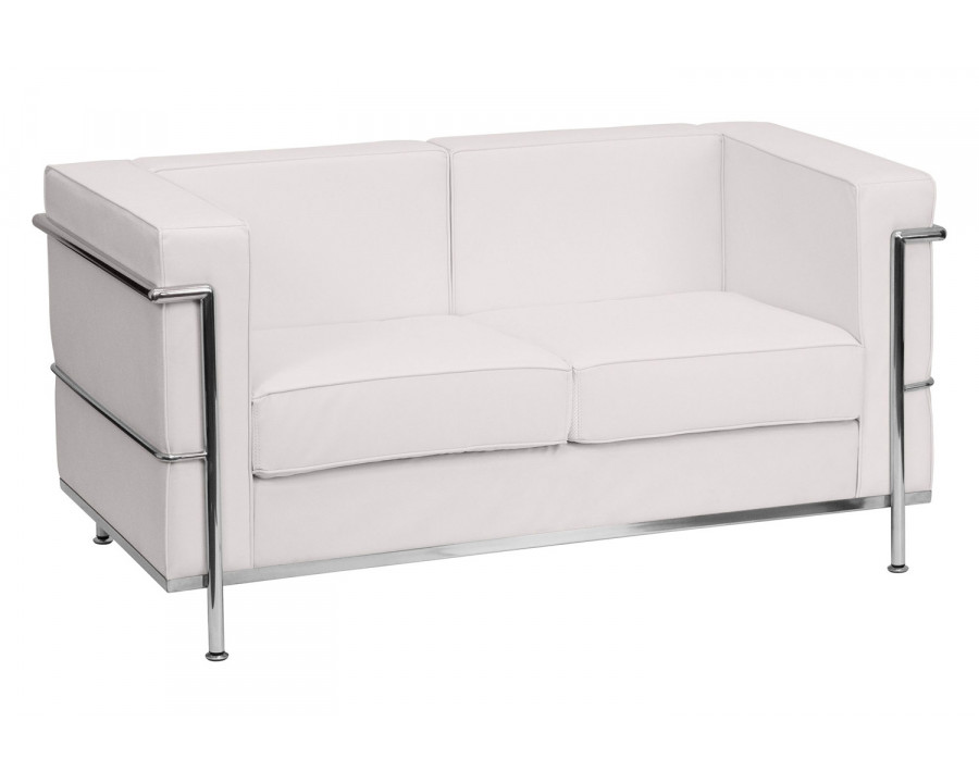 BLNK HERCULES Regal Series LeatherSoft Contemporary Loveseat with Encasing Frame