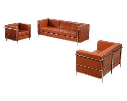 BLNK HERCULES Regal Series LeatherSoft Reception Set - Cognac