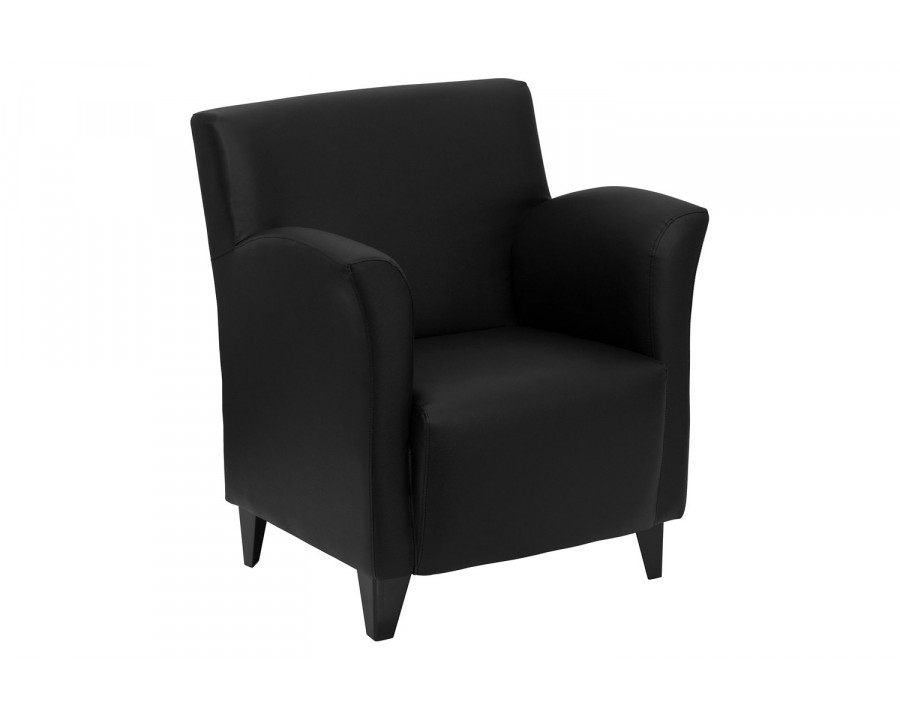 BLNK HERCULES Roman Series LeatherSoft Lounge Chair - Black