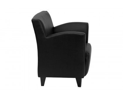 BLNK HERCULES Roman Series LeatherSoft Lounge Chair - Black