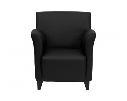 BLNK HERCULES Roman Series LeatherSoft Lounge Chair - Black