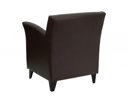 BLNK™ HERCULES Roman Series LeatherSoft Lounge Chair - Brown