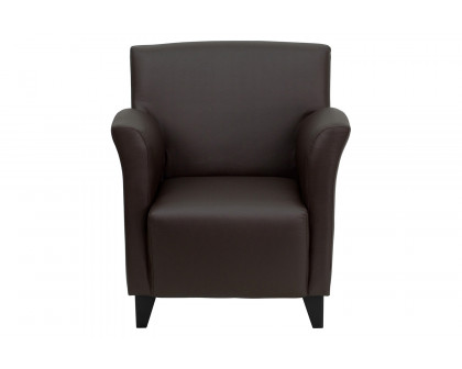 BLNK™ HERCULES Roman Series LeatherSoft Lounge Chair - Brown