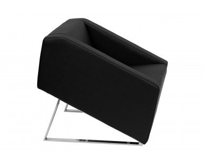 BLNK™ HERCULES Smart Series LeatherSoft Lounge Chair - Black