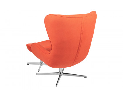 BLNK™ - Rally Fabric Swivel Wing Chair and Ottoman Set