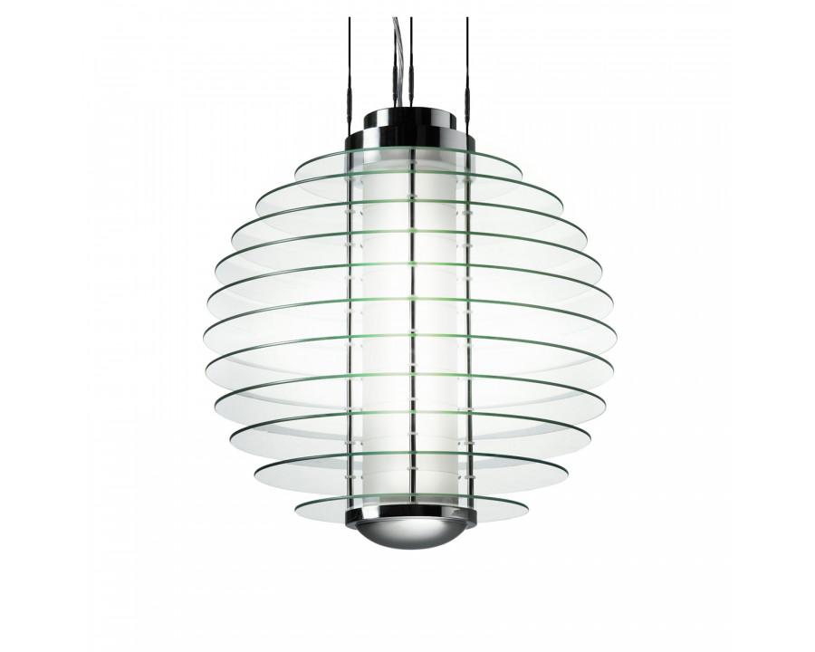 FontanaArte 0024 XXL Suspension Lamp - Transparent, Glass/Metal