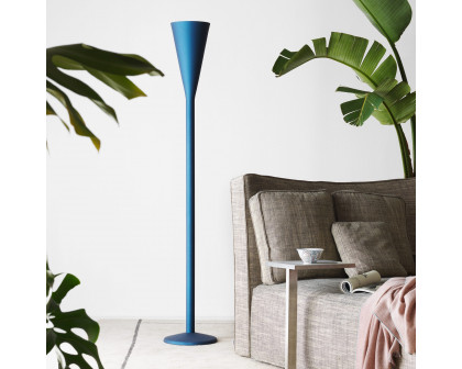 FontanaArte Luminator Floor Lamp - Blue, Painted Metal