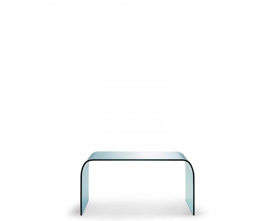 FontanaArte Tavolino Curvo Small Coffee Table - Transparent, Glass