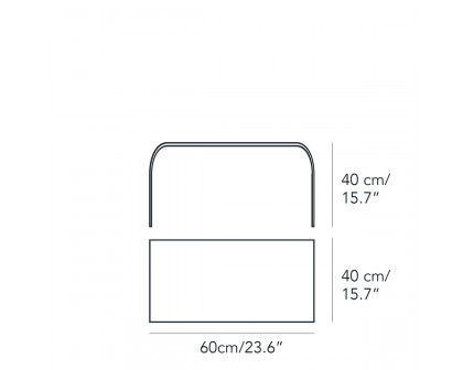 FontanaArte Tavolino Curvo Small Coffee Table - Transparent, Glass