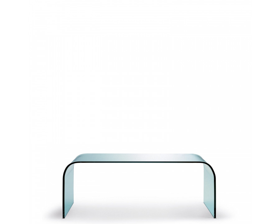 FontanaArte Tavolino Curvo Large Coffee Table - Transparent, Glass