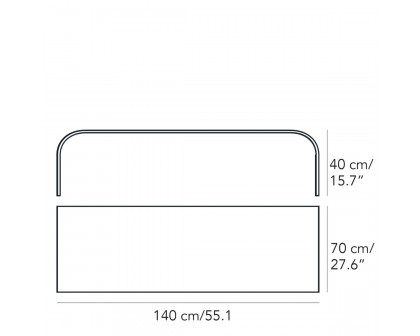 FontanaArte Tavolino Curvo Large Coffee Table - Transparent, Glass