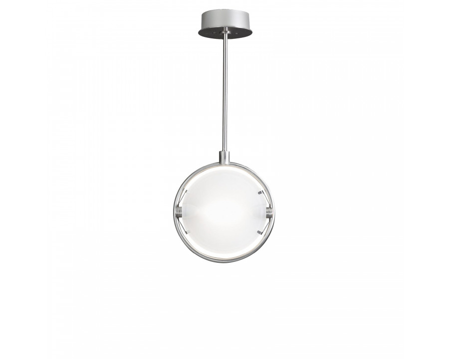 FontanaArte Nobi Medium Suspension Lamp - Chrome, Glass/Metal