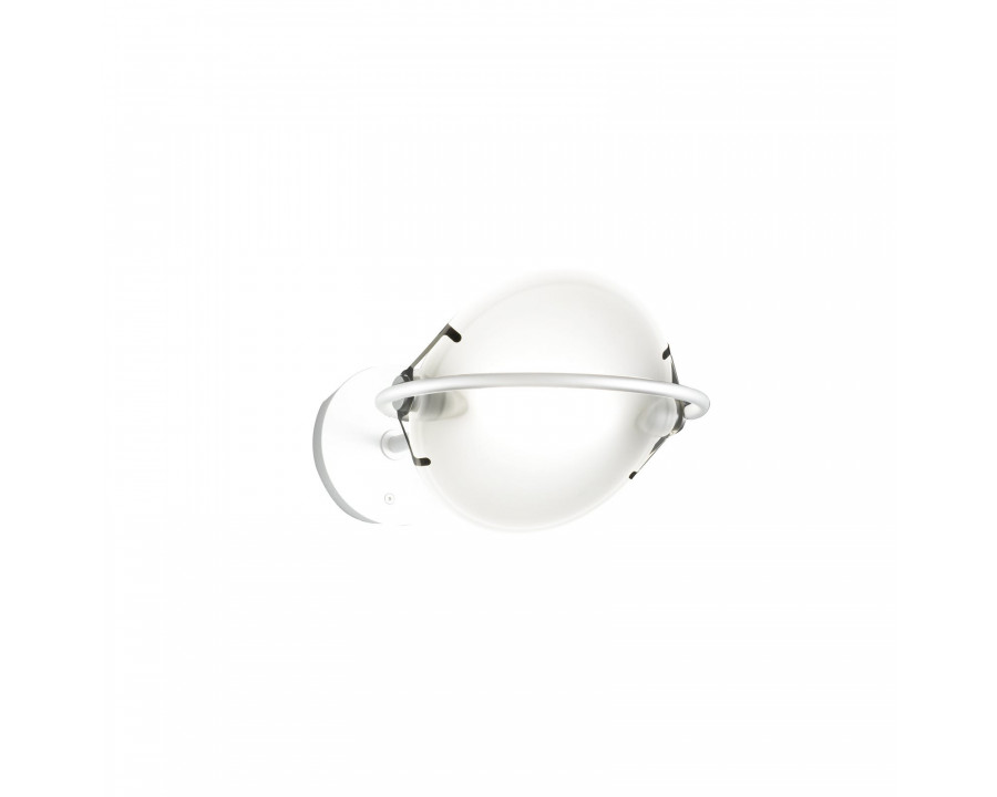 FontanaArte Nobi Medium Wall Lamp - White, Glass/Metal