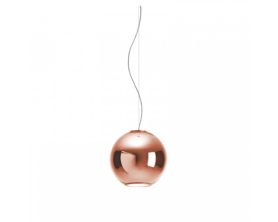 FontanaArte Globo Di Luce Medium Suspension Lamp - Copper, Glass/Metal