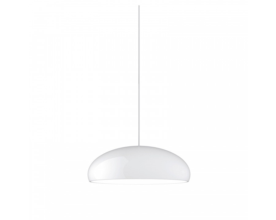 FontanaArte Pangen Medium Suspension Lamp - White, Polymer/Metal