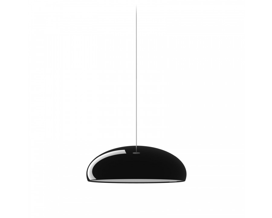 FontanaArte Pangen Medium Suspension Lamp - Black, Polymer/Metal