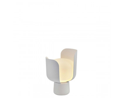 FontanaArte Blom Table Lamp - White, Polymer/Aluminum