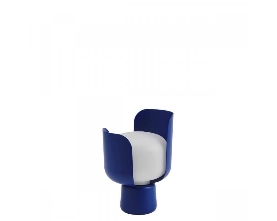 FontanaArte Blom Table Lamp - Blue, Polymer/Aluminum