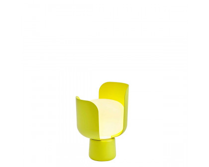 FontanaArte Blom Table Lamp - Yellow, Polymer/Aluminum