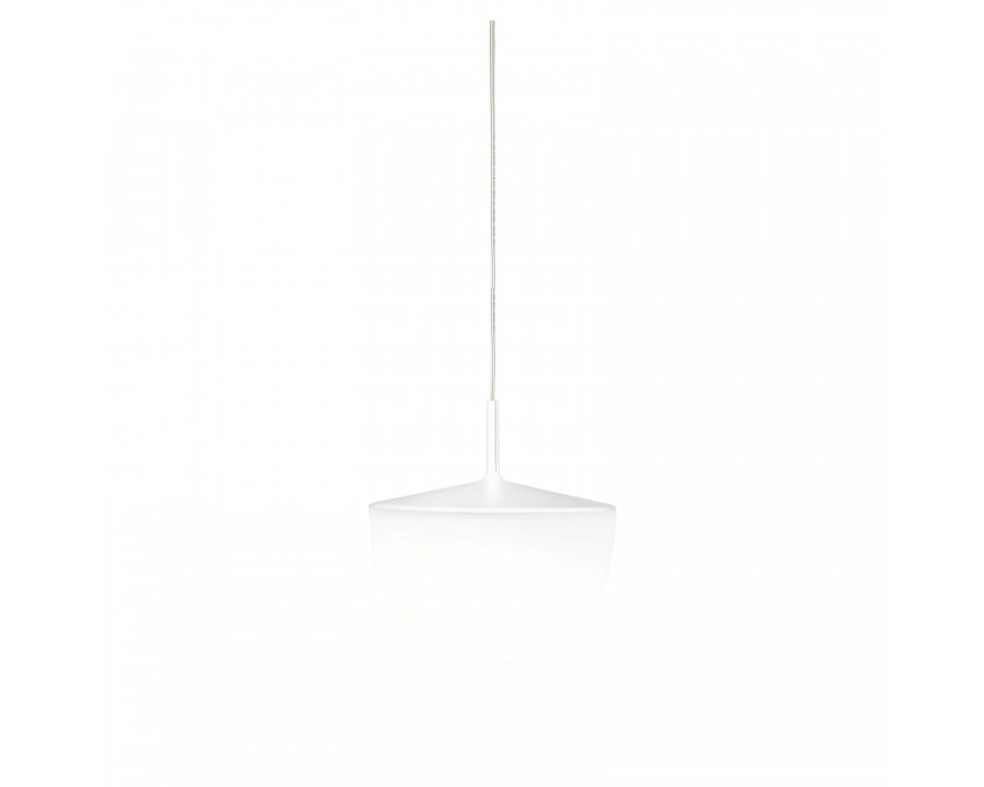 FontanaArte Cheshire Suspension Lamp - White, Polymer/Metal