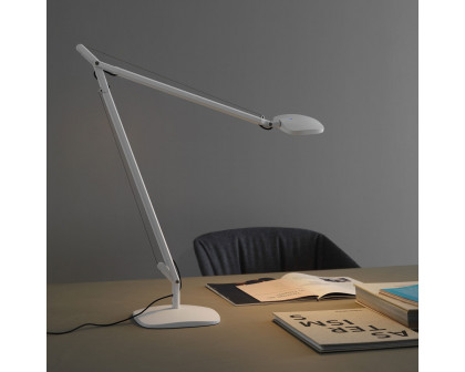 FontanaArte Volee Medium Table Lamp - White, Polymer/Metal