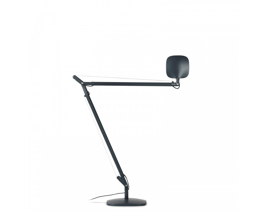 FontanaArte Volee Medium Table Lamp - Dark Gray, Polymer/Metal