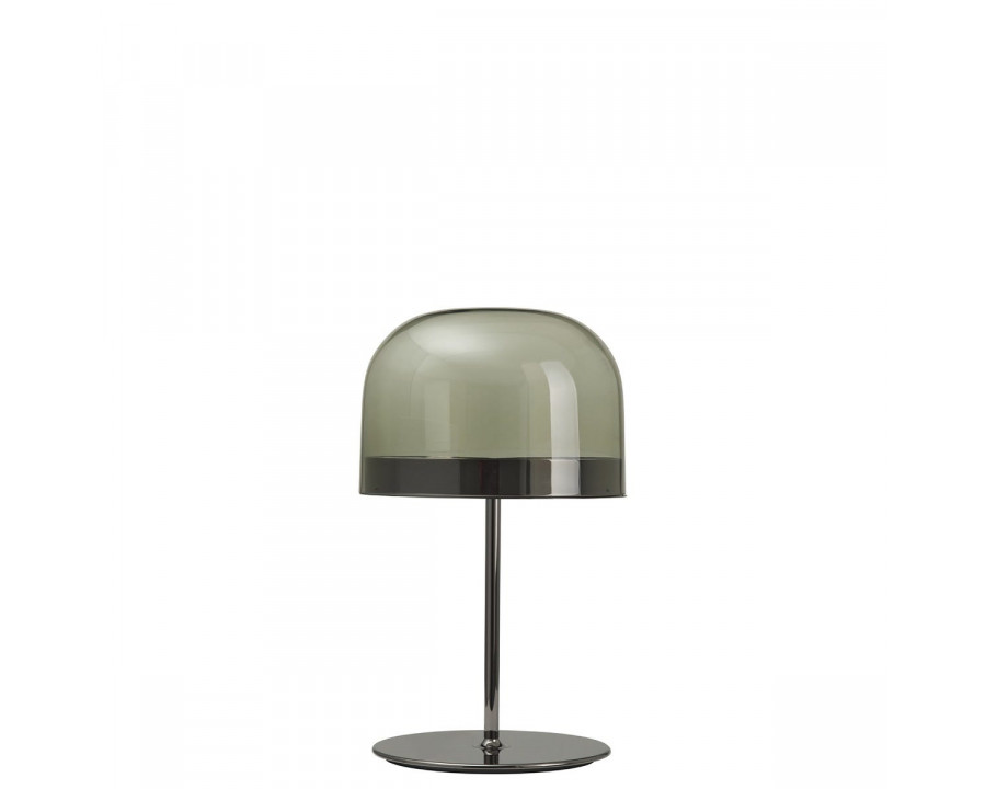 FontanaArte Equatore Medium Table Lamp - Glossy Black, Glass/Galvanized Metal