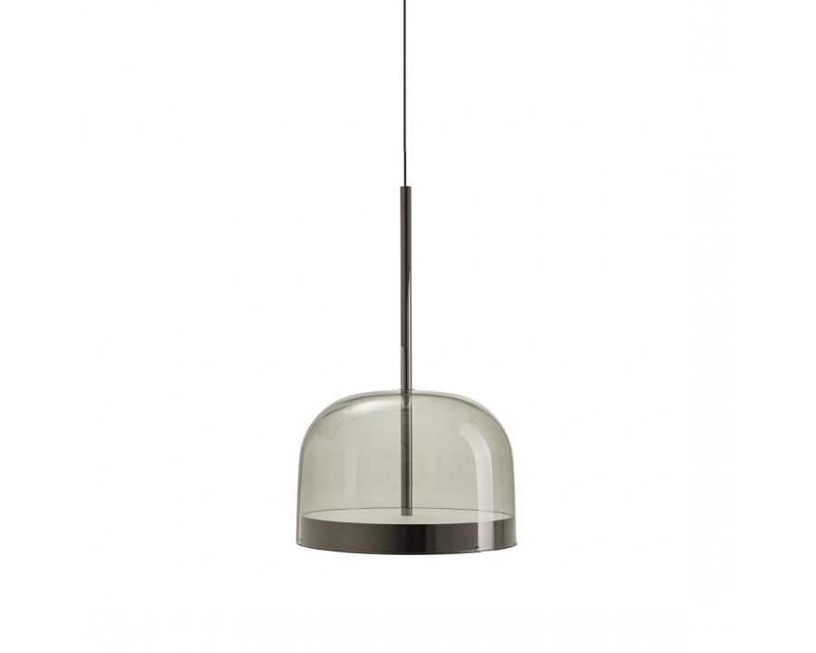 FontanaArte Equatore Small Suspension Lamp - Chrome, Glass/Galvanized Metal