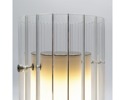 FontanaArte - Lasospesa Table Lamp in Transparent, Glass/Metal