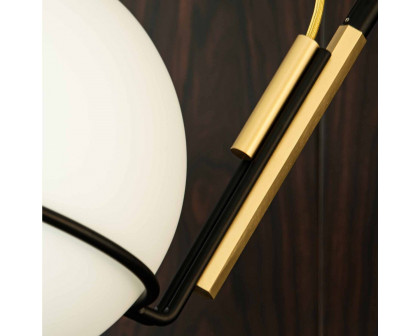 FontanaArte Alicanto Large Wall Lamp - Black, Glass/Painted Metal