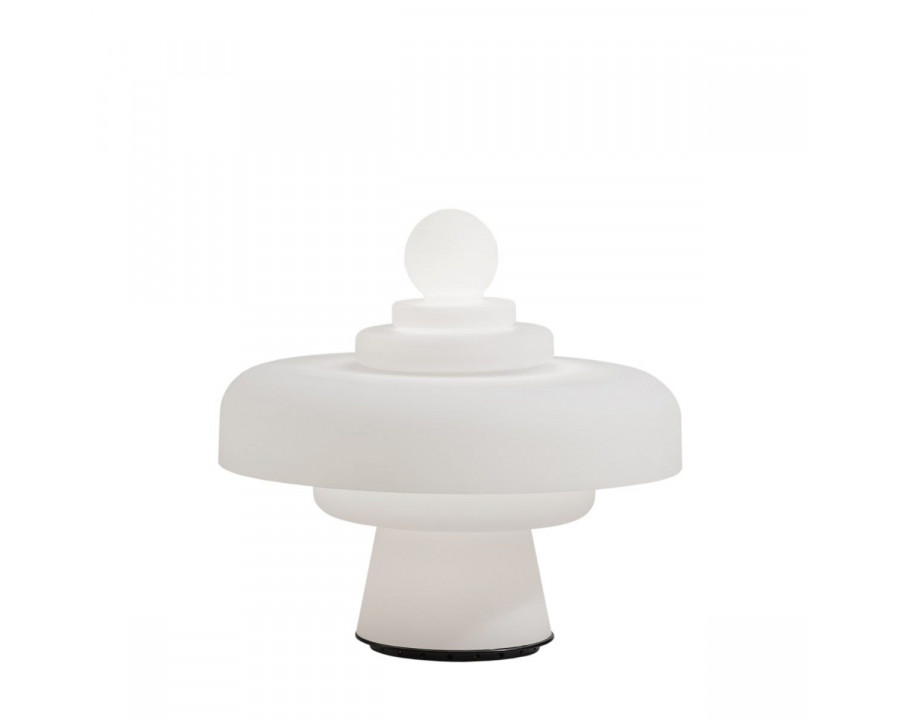 FontanaArte - Regina Floor Lamp in White, Glass