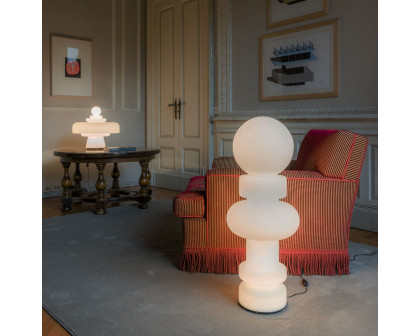 FontanaArte - Re Floor Lamp in White, Glass