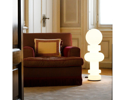 FontanaArte - Re Floor Lamp in White, Glass