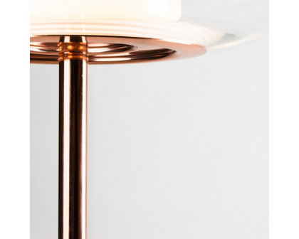 FontanaArte Thea Large Floor Lamp - Polished/Transparent Copper, Glass/Galvanic Metal