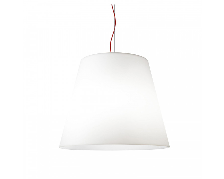 FontanaArte Amax XXL Suspension Lamp - White, Polymer/Metal