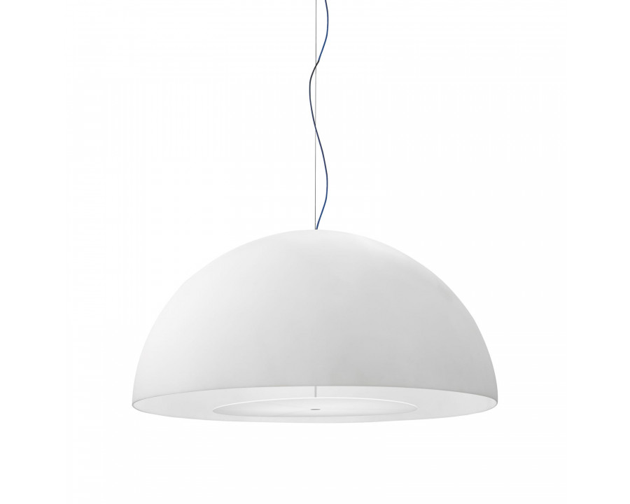 FontanaArte Avico Medium Suspension Lamp - White, Polymer/Metal