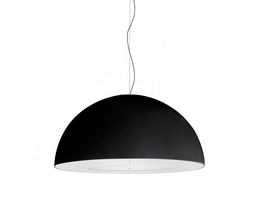 FontanaArte Avico Medium Suspension Lamp - Black, Painted Polymer/Metal